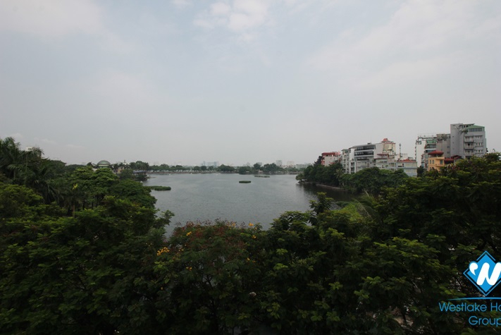 A luxury one-bedroom apartment with lake view in Truc Bach area, Ba Dinh district